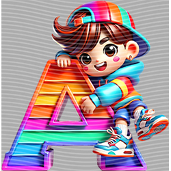 Cartoon letters-CL 646